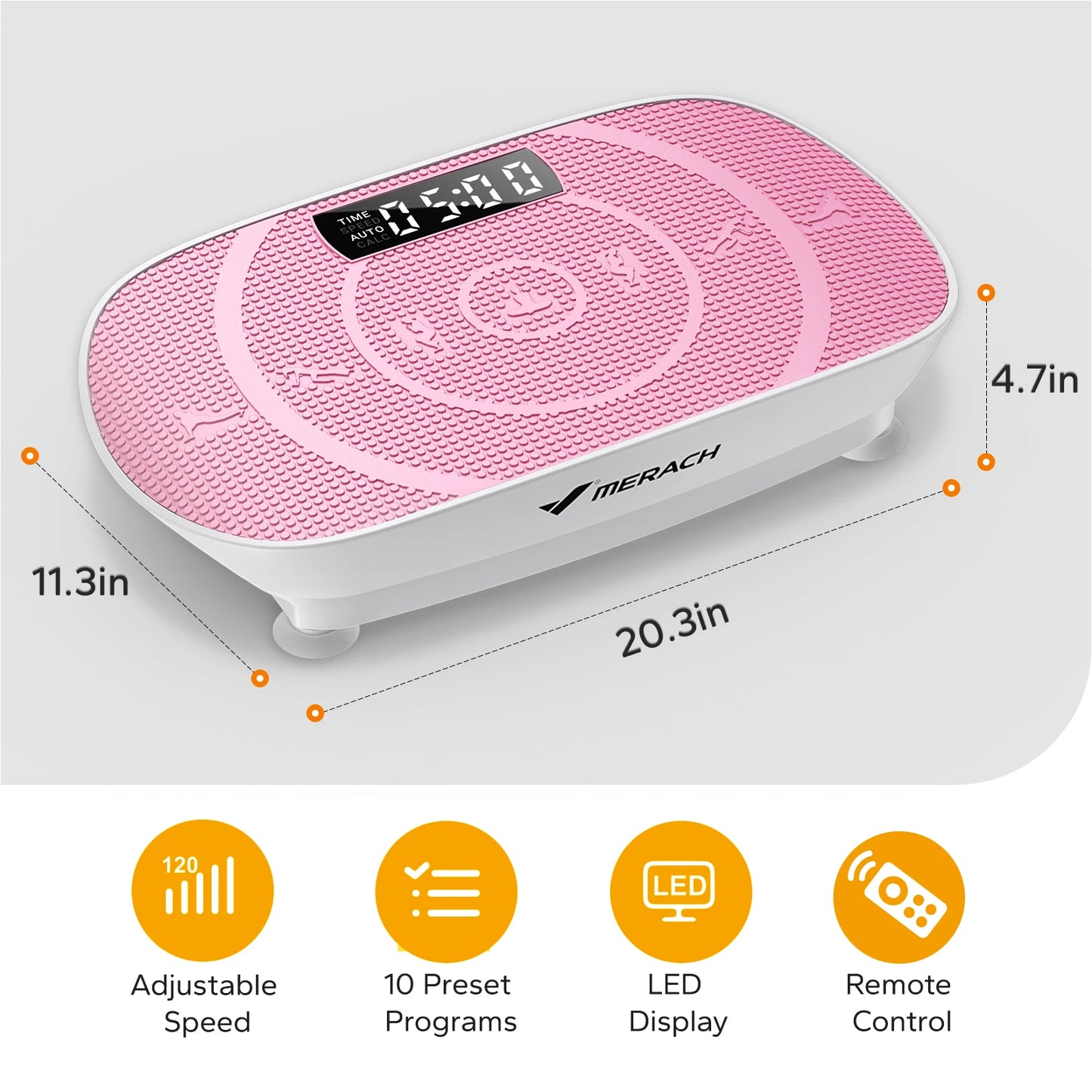 Merach Vibration Plate Exercise Machine For Whole Body Fitness Workout