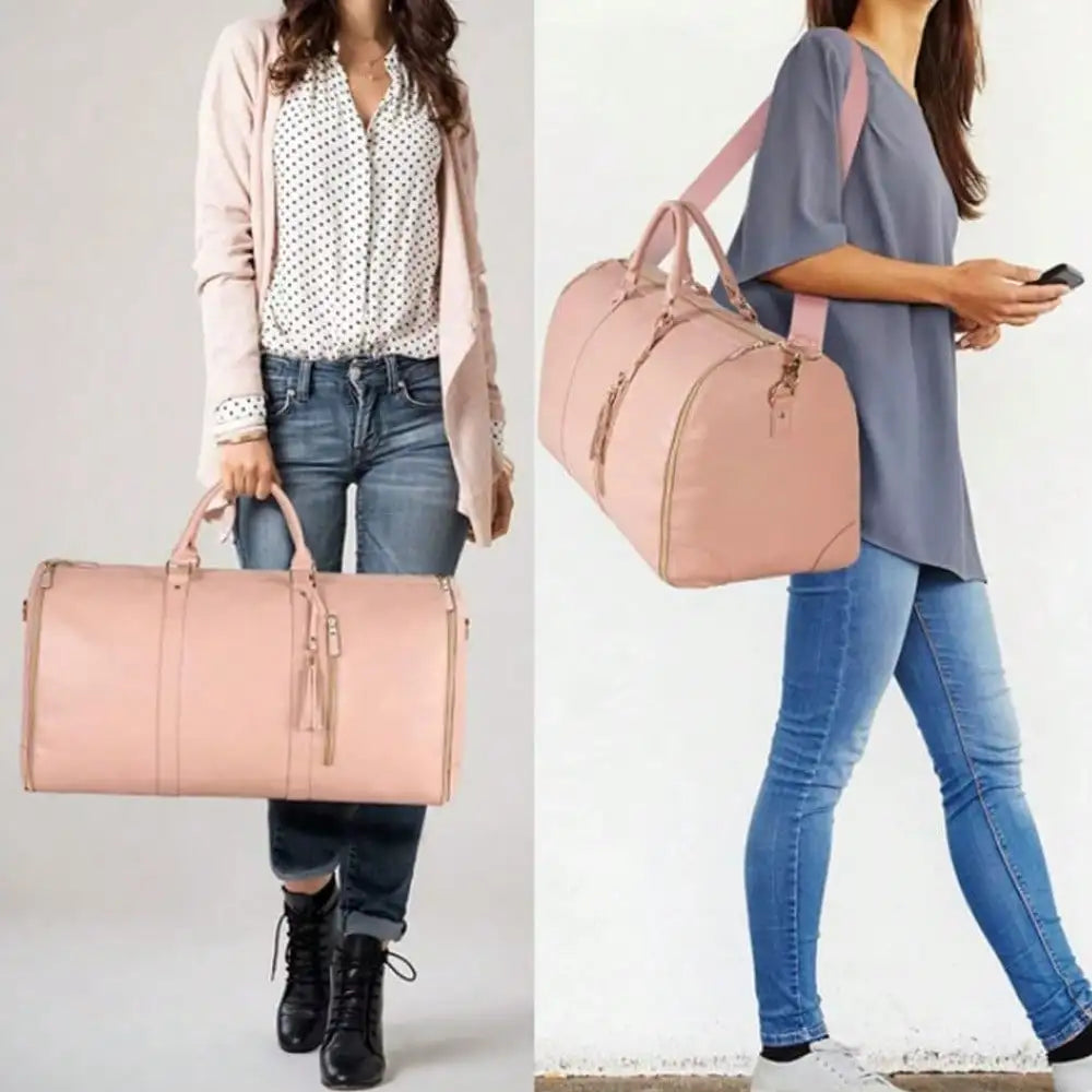 Travel Duffel Bag Waterproof PVC Wet Dry Separation For Women