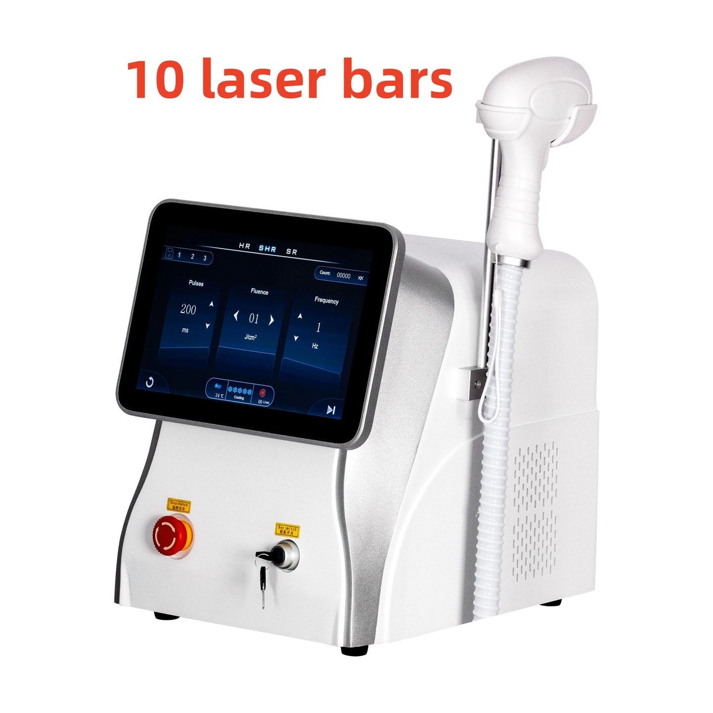 Myoslim 808nm Diode Laser Hair Removal Equipment With Ice Cooling