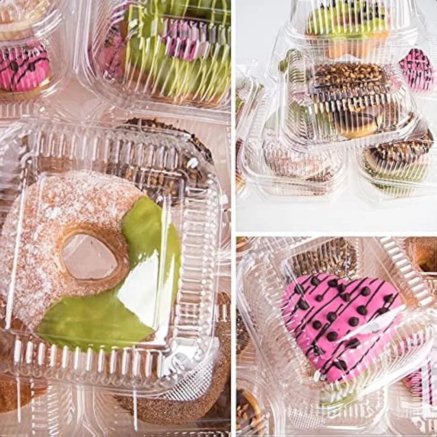 Hign Concerned Clamshell Plastic Takeout Containers 100 Pcs Pack