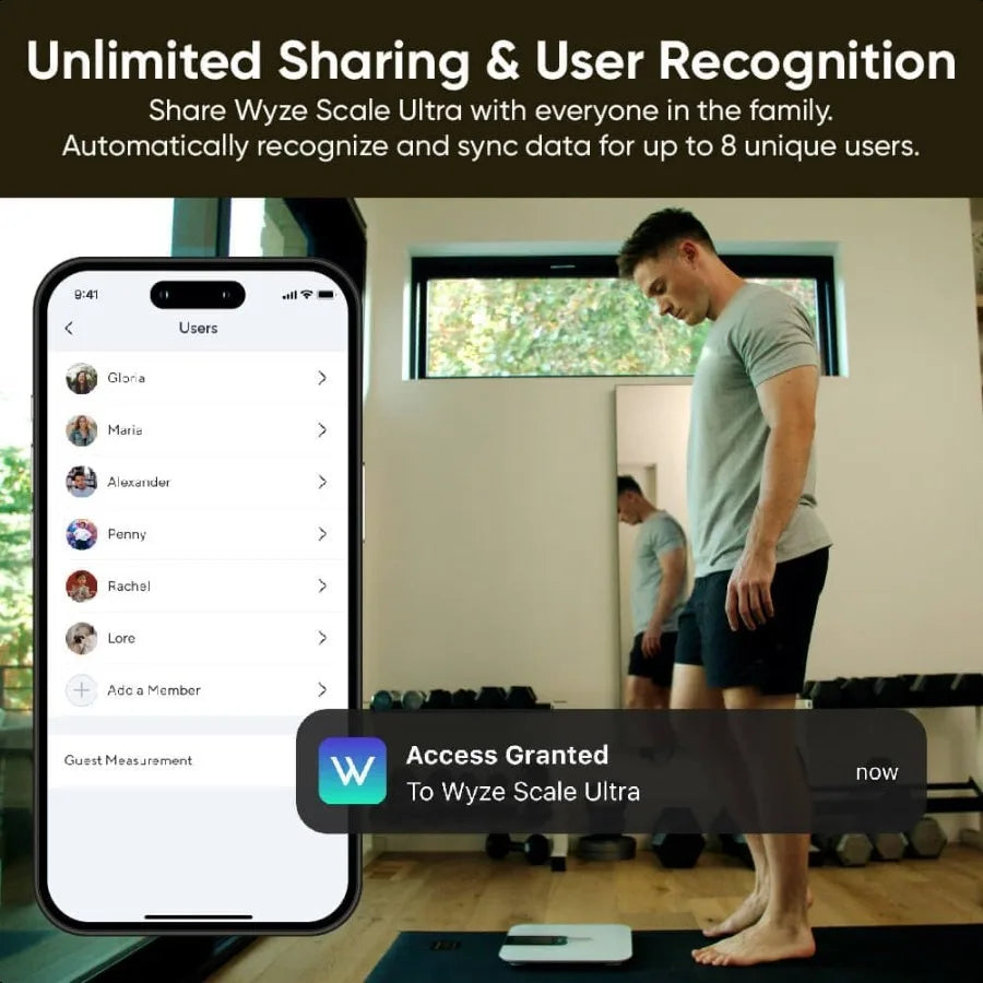 Smart Scale Ultra With BMI Muscle Mass And WiFi Bluetooth