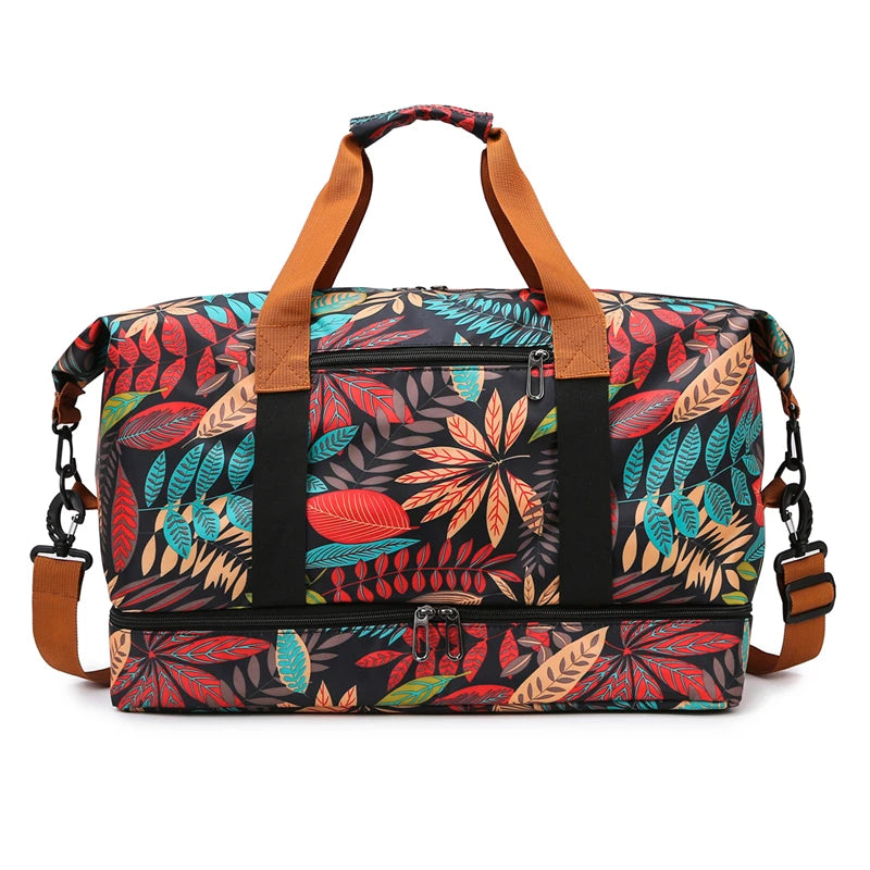 Mojoyced Women Weekender Duffel Bag Waterproof Fitness Tote