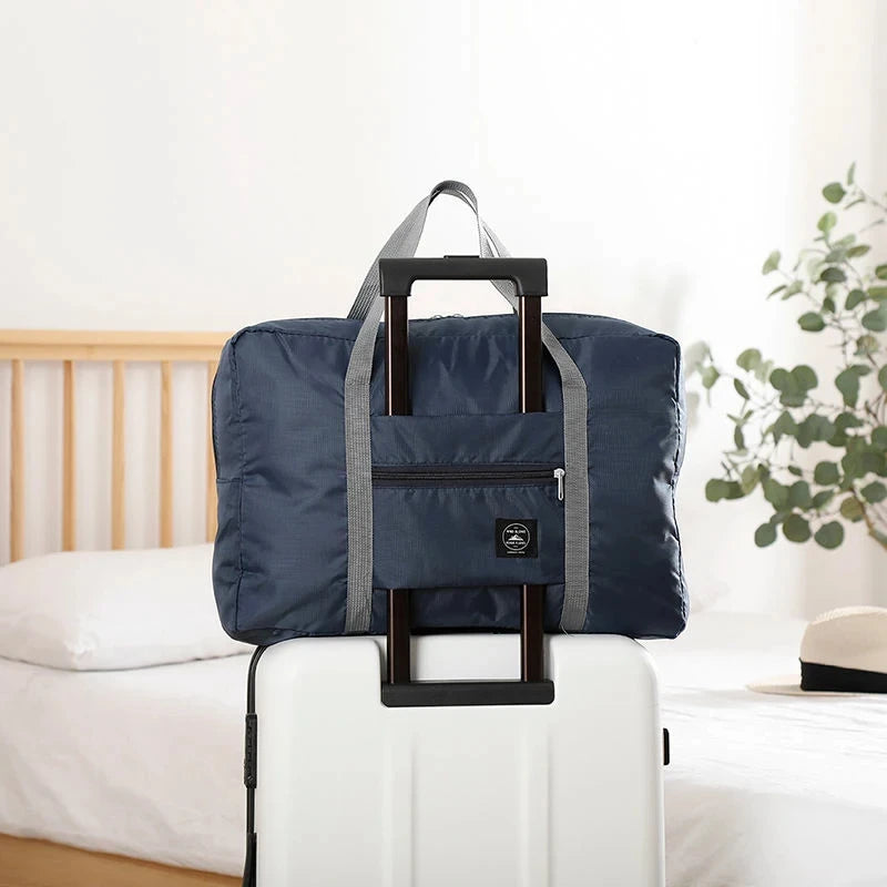 Foldable Travel Duffel Bag Nylon Lightweight Carry On For Women