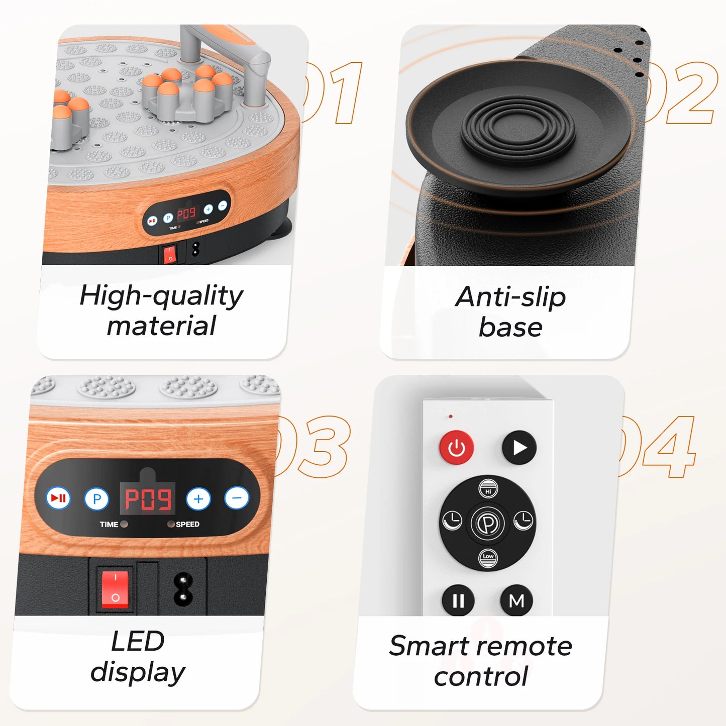 Merach Vibration Plate Exercise Machine For Whole Body Vibration
