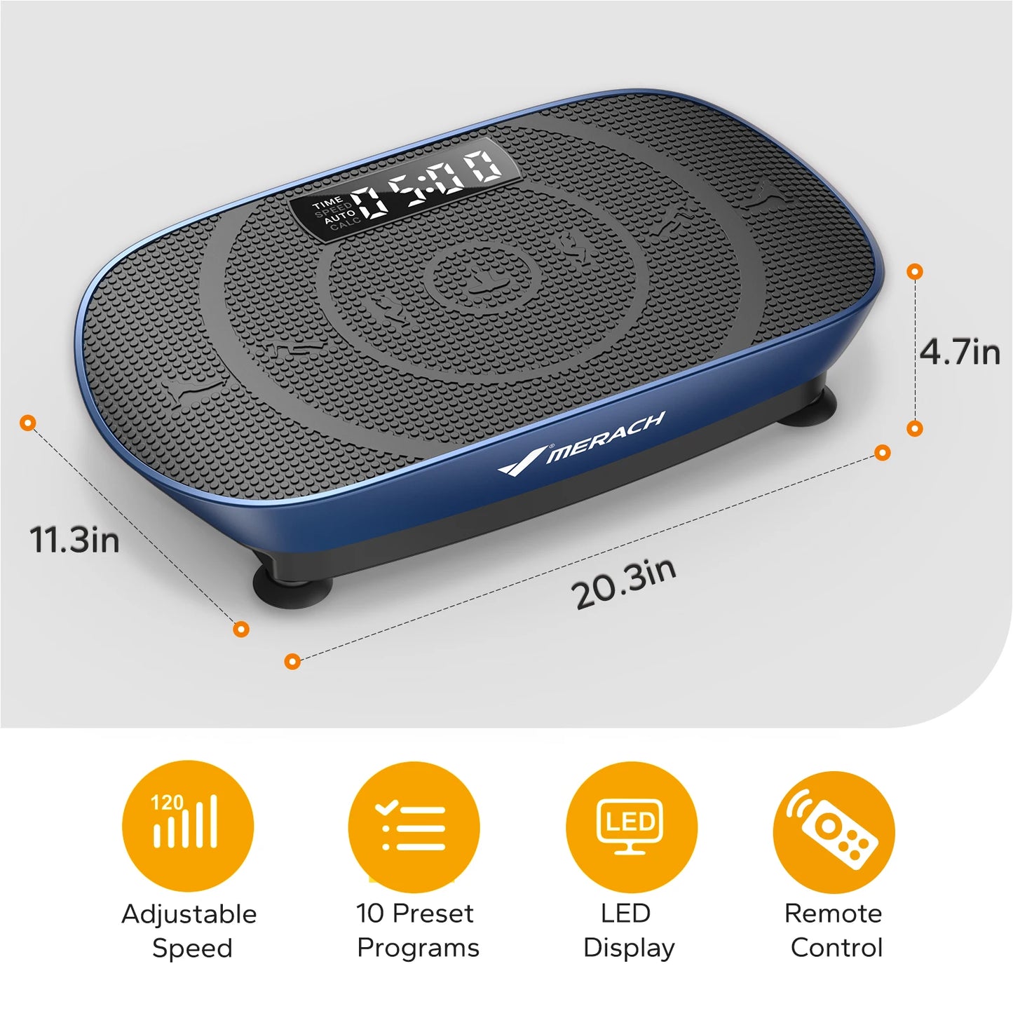 Merach Vibration Plate Exercise Machine For Whole Body Fitness Workout