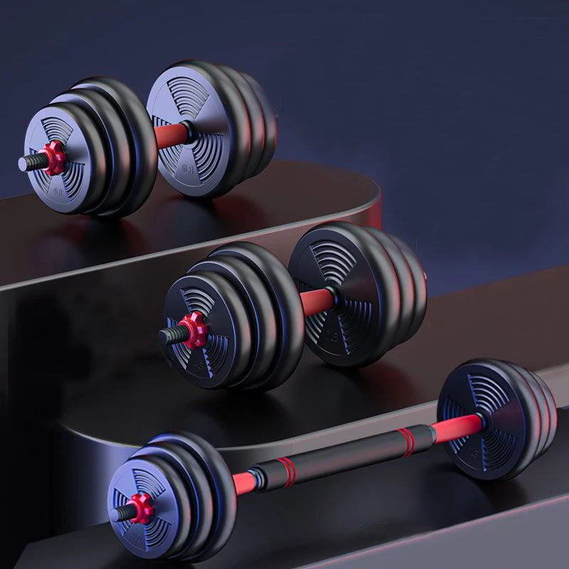 Vitality Wellness Store Adjustable Dumbbell Barbell Set For Home Gym