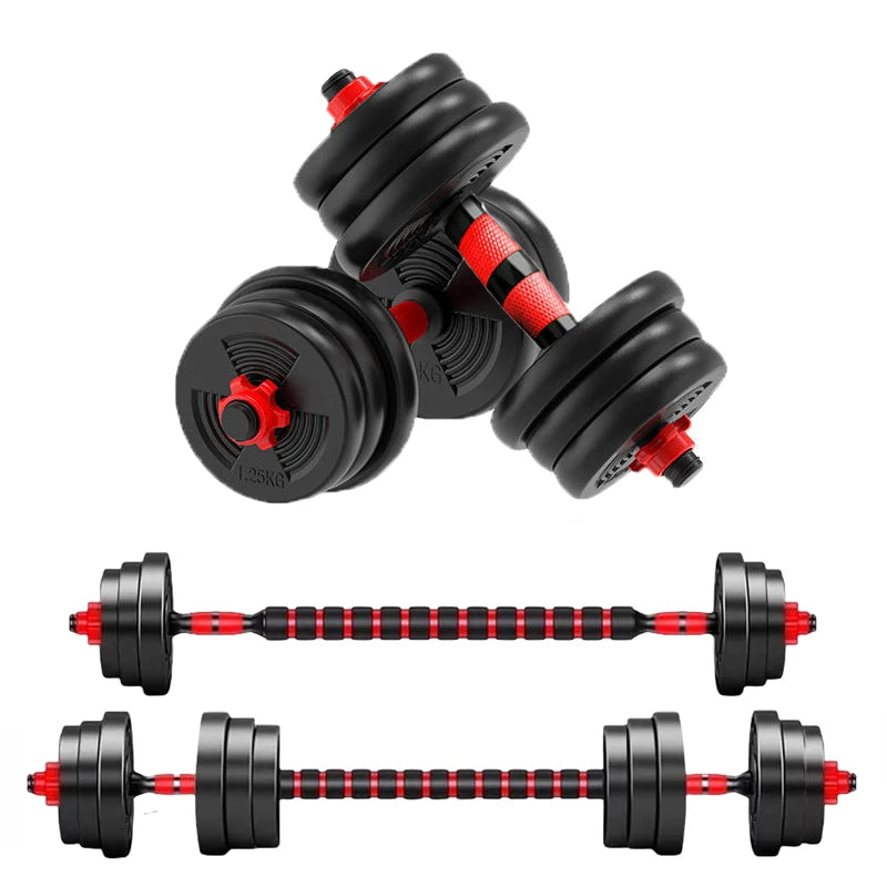 Vitality Wellness Store Adjustable Dumbbell Barbell Set For Home Gym