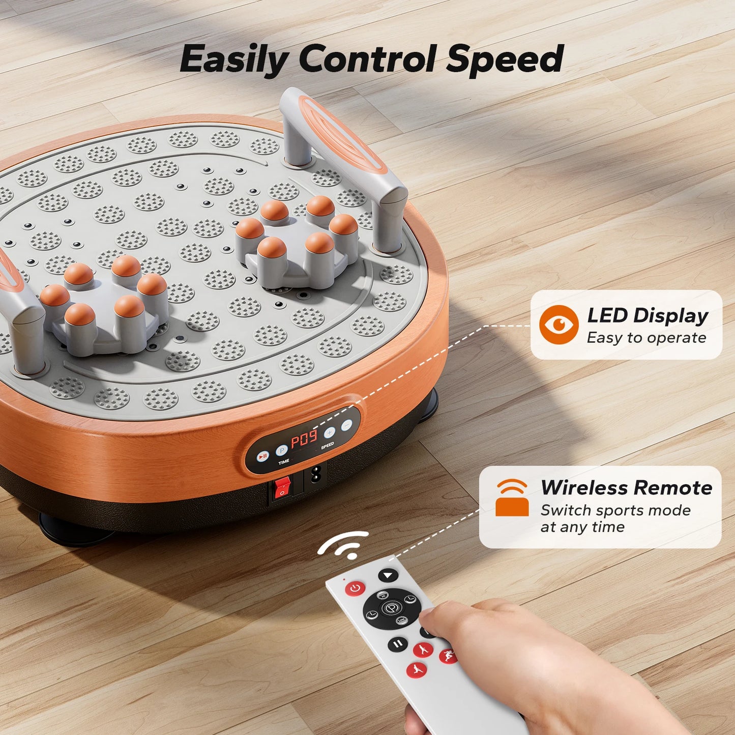 Merach Vibration Plate Exercise Machine For Whole Body Vibration