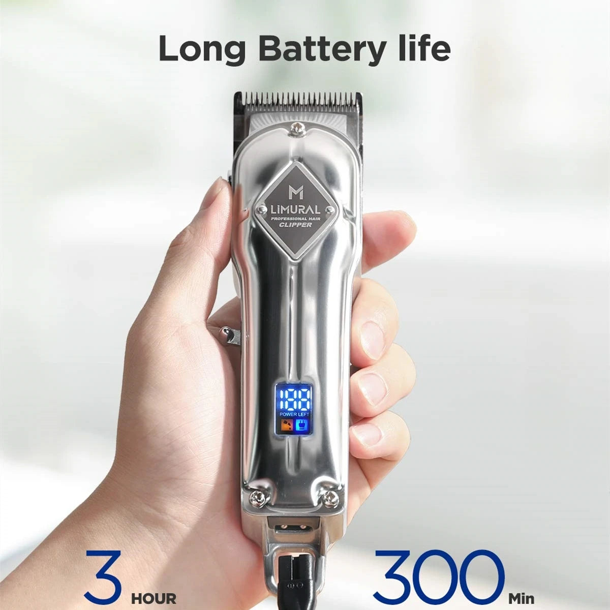 Fairywill Hair Clippers Professional Cordless Trimmer Grooming Kit For Men