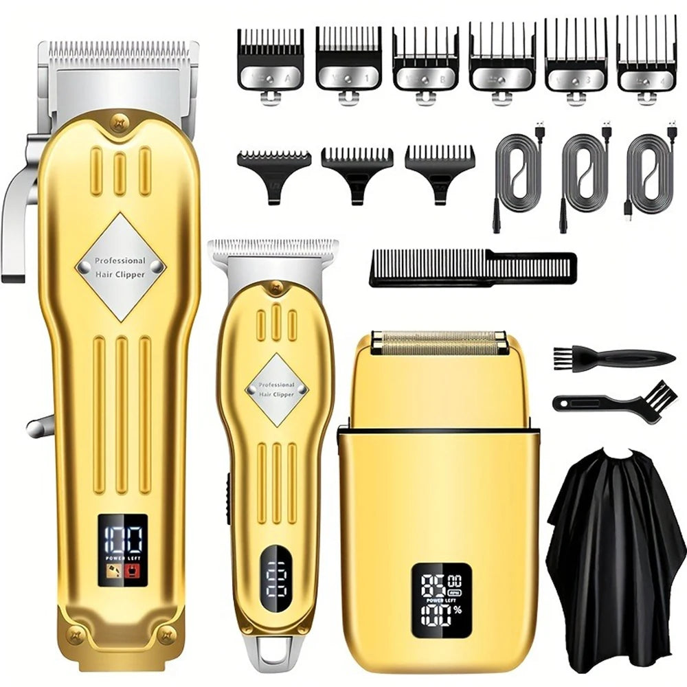 SHUYU 3 In 1 Hair Cutting Grooming Kit Clippers Shaver