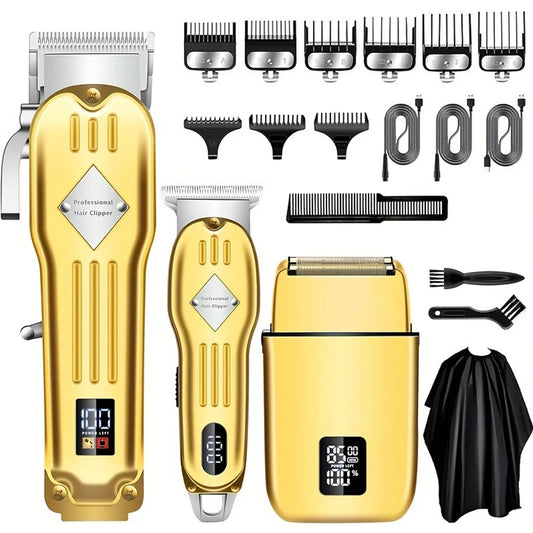 SHUYU 3 In 1 Hair Cutting Grooming Kit Clippers Shaver
