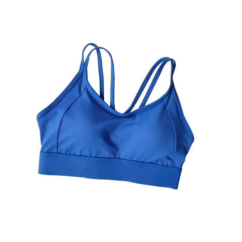 Women Running Tank Top With Shock Absorbing Yoga Pilates Bra