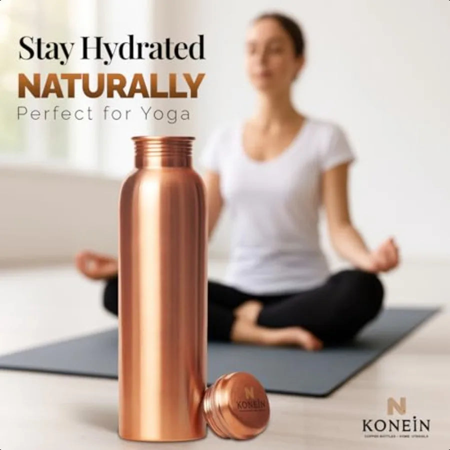 Ayurvedic Copper Water Bottle For Hydration And Healthy Living