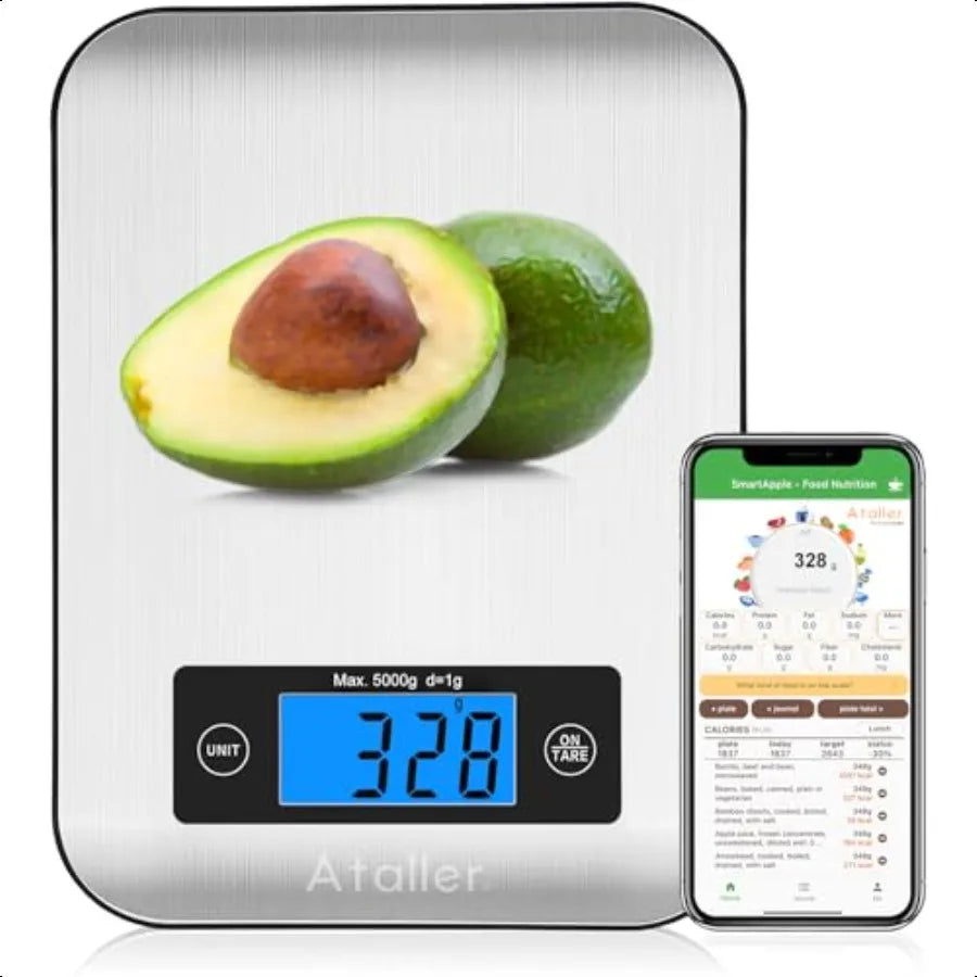 Vitality Wellness Store Smart Food Scales With Nutritional Calculator App