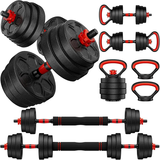 Adjustable Dumbbell Set Four In One Home Gym Strength Training