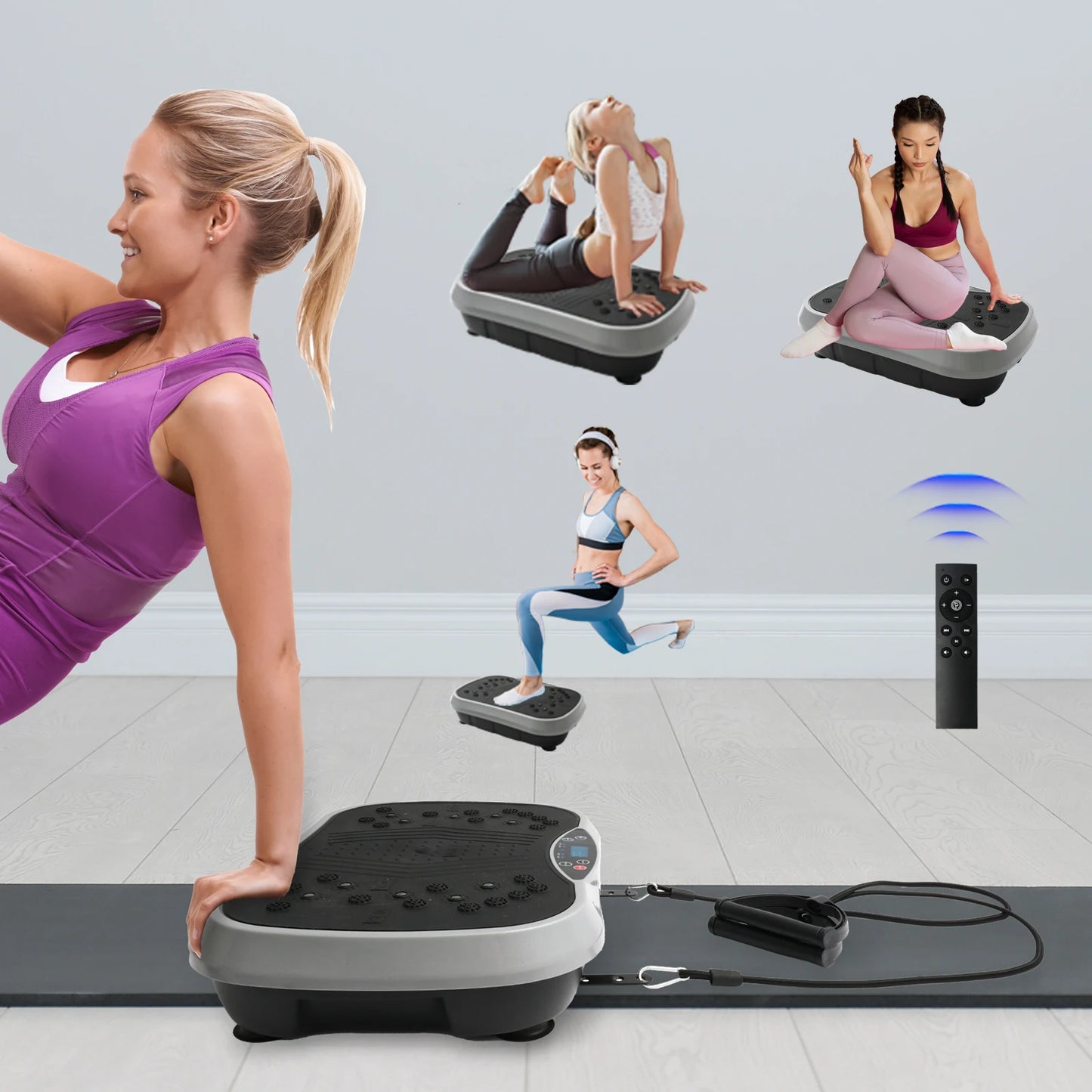 Vitality Wellness Store Vibration Plate Exercise Machine For Home Fitness