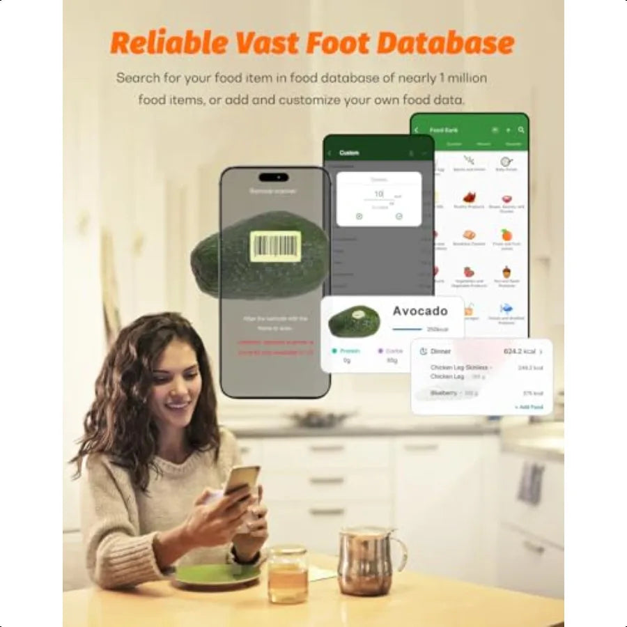 Vitality Wellness Store Smart Food Scales With Nutritional Calculator App