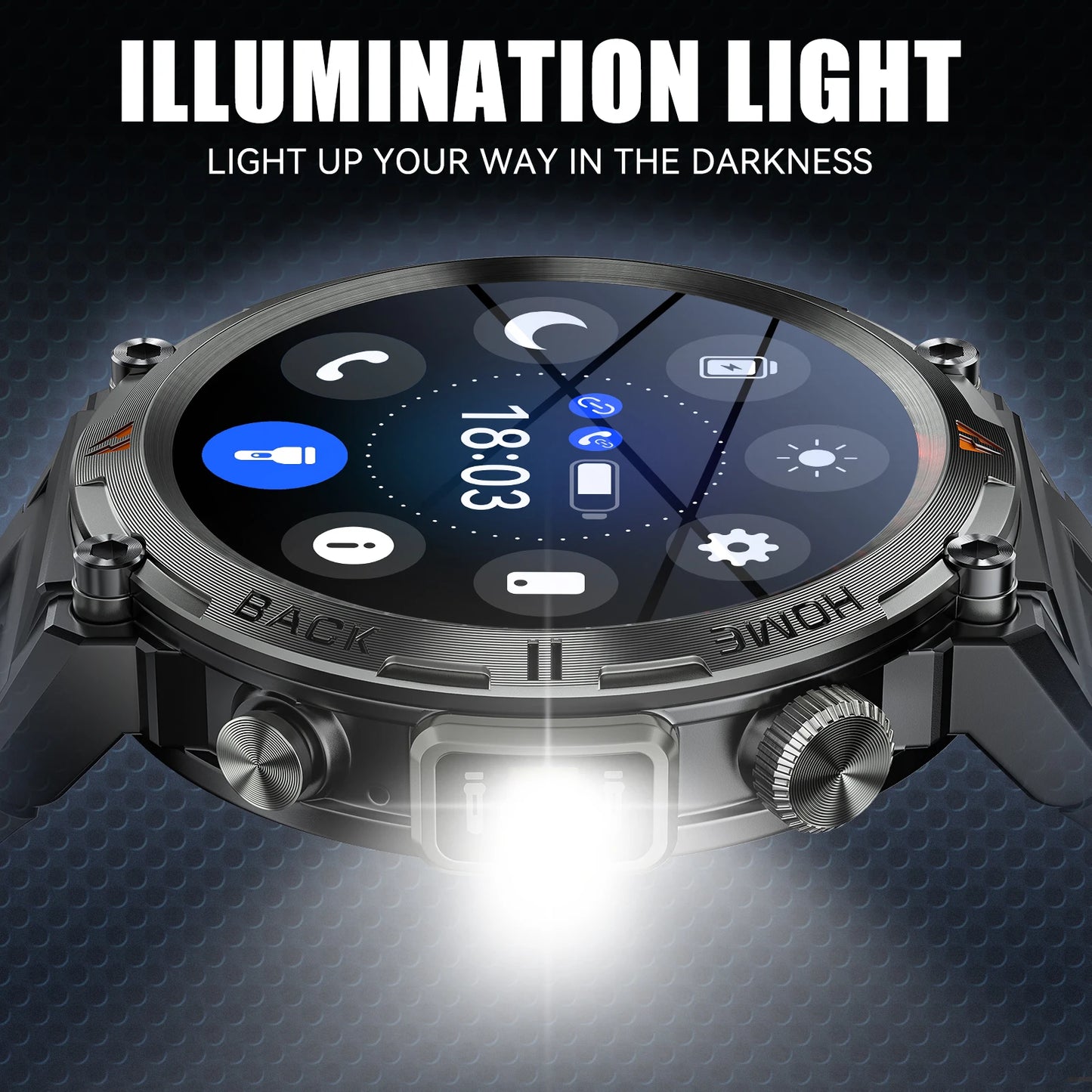 LaNikar KE3 Bluetooth Call Smartwatch For iOS And Android