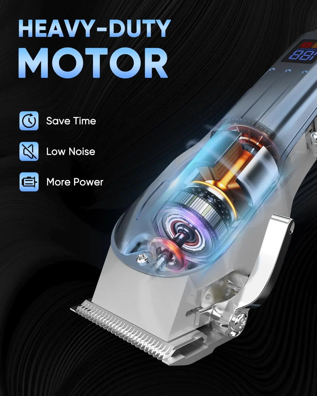 SEJOY Professional Hair Clippers For Men Cordless Grooming Set