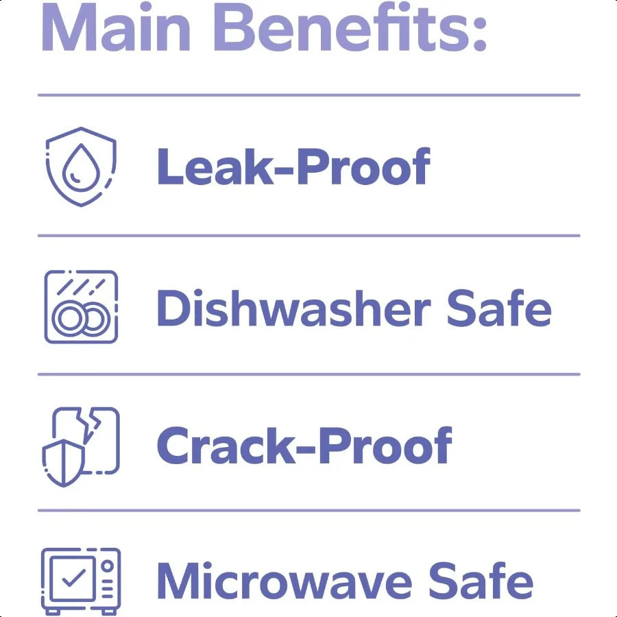 Gusto 48 Sets Plastic Deli Disposable Containers With Airtight Lids