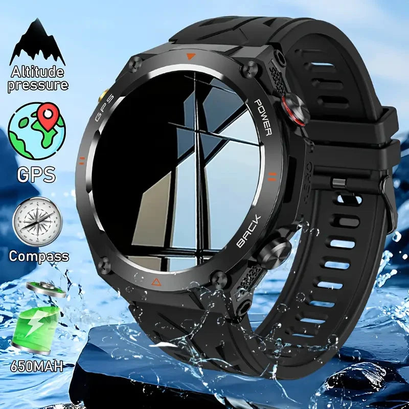 SENBONO GPS Womens Smartwatch Bluetooth Call 1ATM Water Resistant