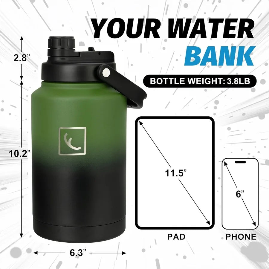 Insulated Double Vacuum Stainless Steel Water Bottle
