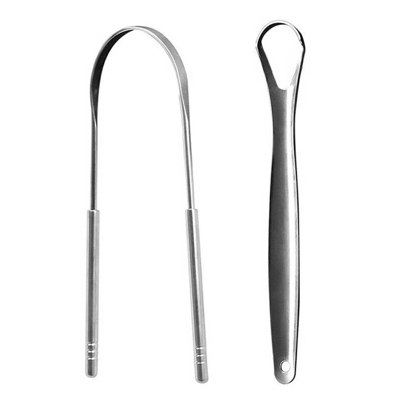 Stainless Steel Tongue Scraper Dental Oral Care Tool