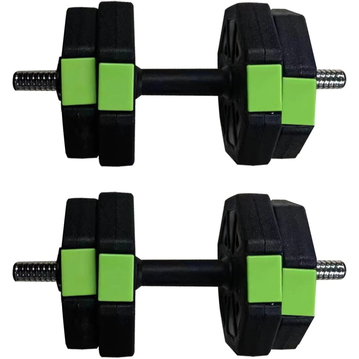 HiMISS Adjustable Dumbbell Set 2 in 1 Iron Handle Workout