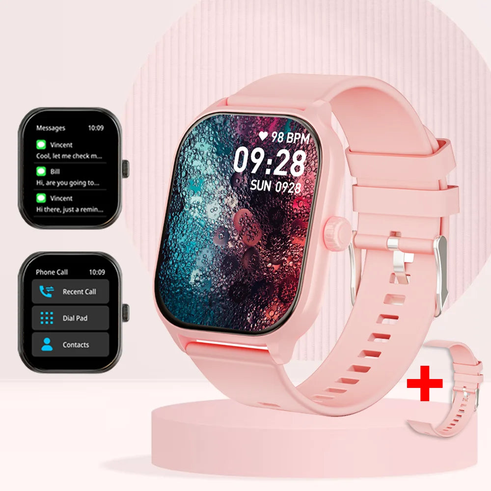 LAXASFIT Smart Watch With Bluetooth Calls IP68 Waterproof
