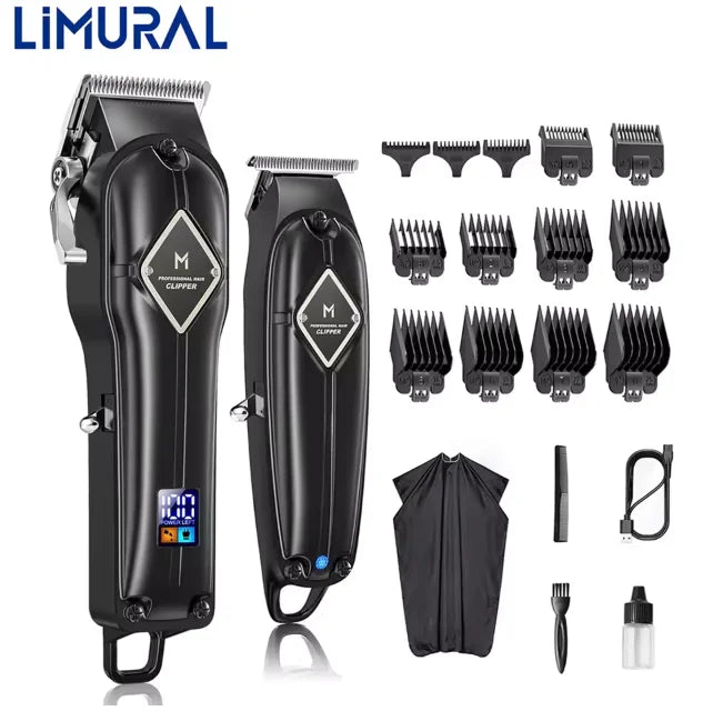 Fairywill Hair Clippers Professional Cordless Trimmer Grooming Kit For Men