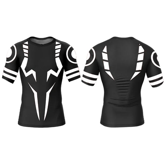 Jujutsu Kaisen Compression Shirt Men 3D Sukuna Print Breathable Quick Dry