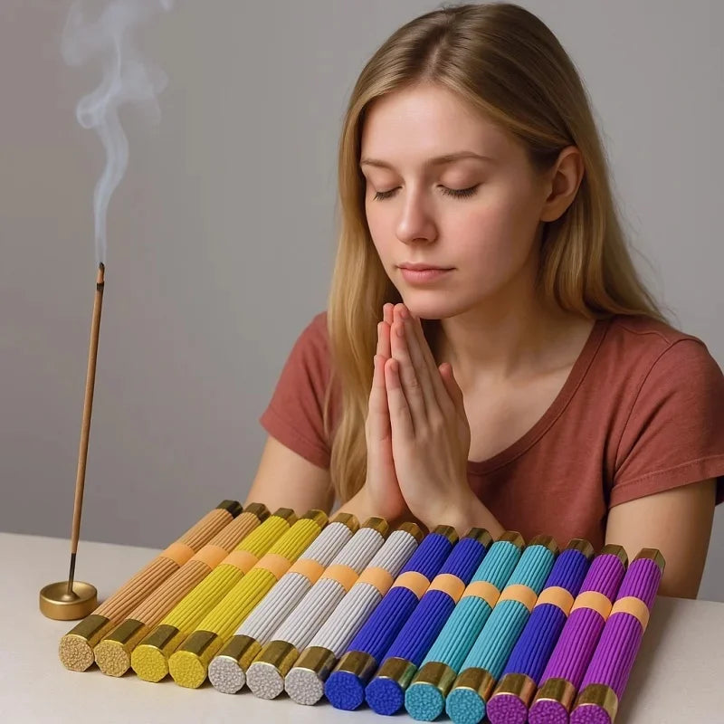 Splymczen 91Pcs Sandalwood Incense Sticks For Relaxation And Sleep