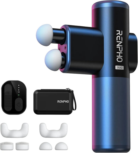 Duo Mini Massage Gun With Dual Heads 3 Modes Advanced