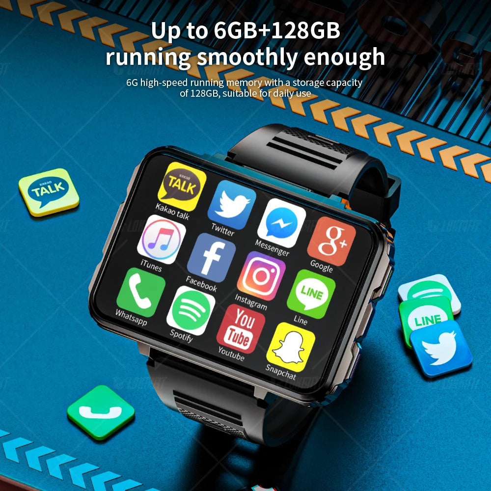 LOKMAT APPLLP 5 MAX Android Smartwatch Phone With 4G Calls