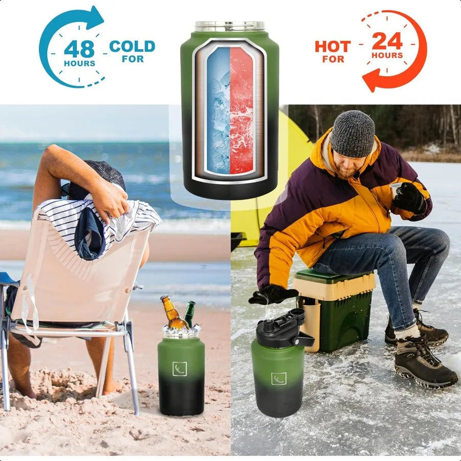 Insulated Double Vacuum Stainless Steel Water Bottle