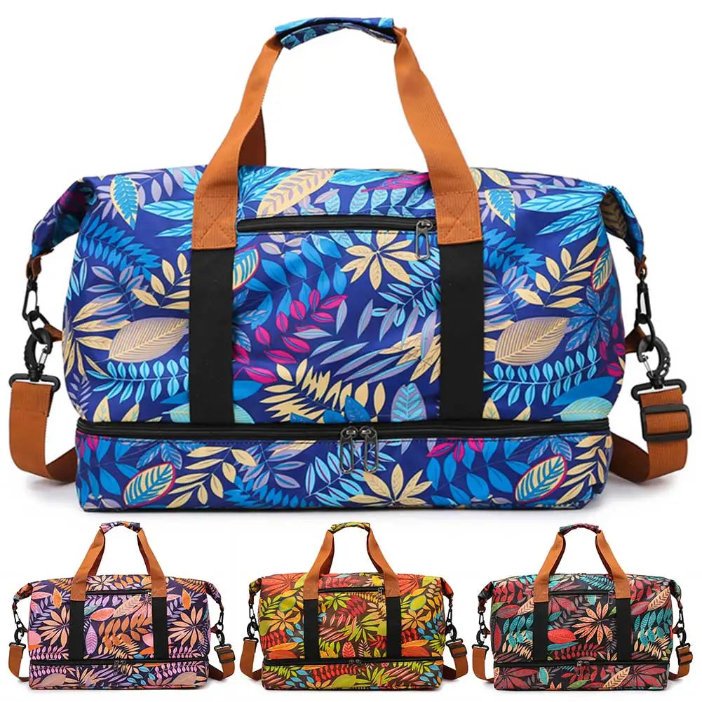 Mojoyce Women Weekender Duffel Bag Waterproof Fitness Storage Handbag