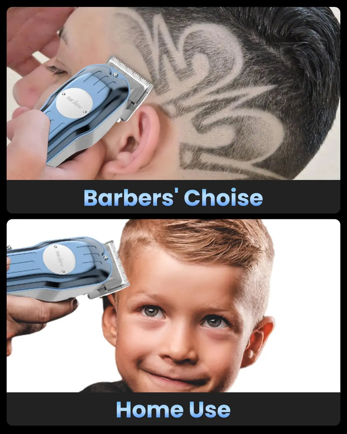 SEJOY Cordless Hair Clippers For Men Grooming Kit With Trimmers