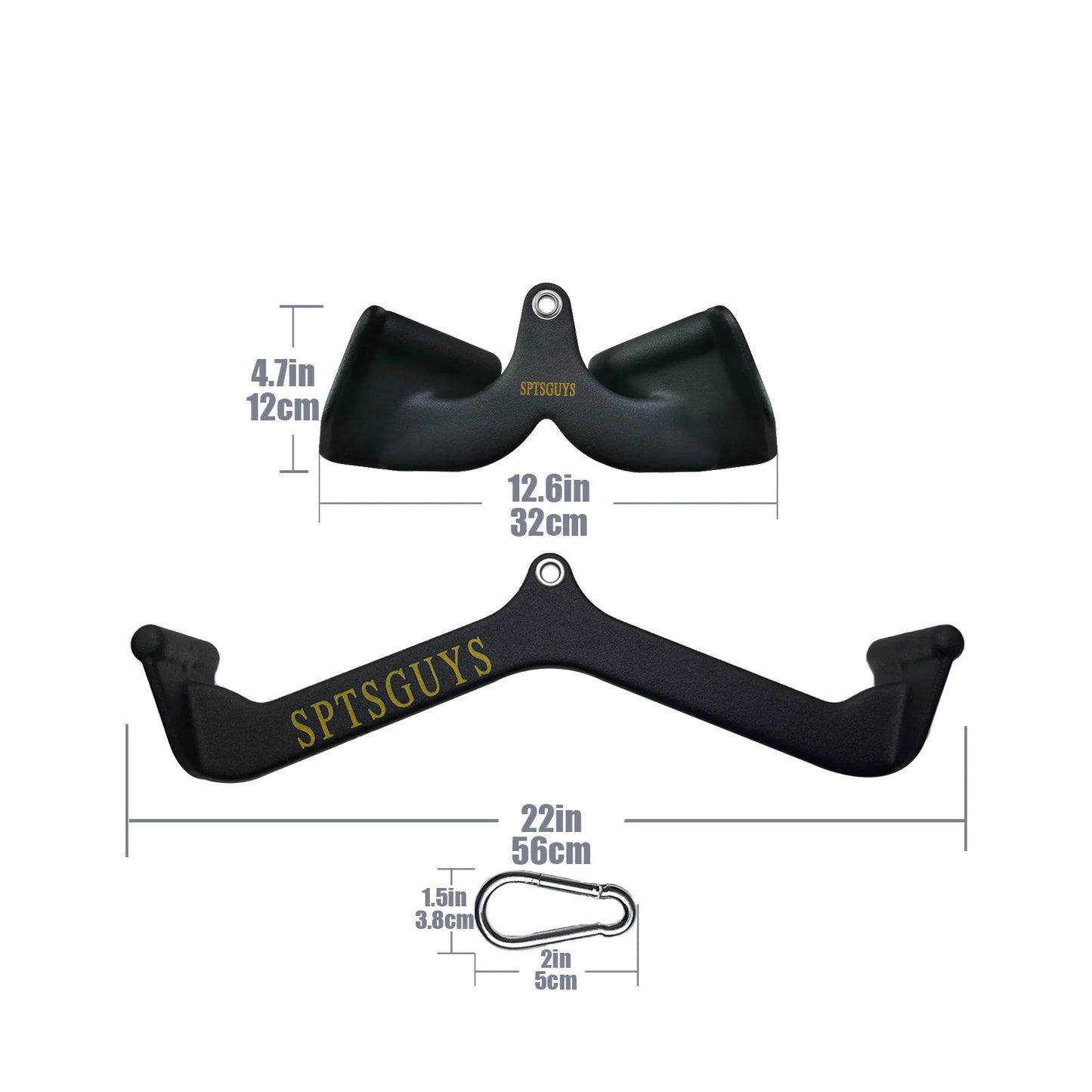 MARSAFIT Lat Pulldown Bar for Cable Pulley System Back Triceps