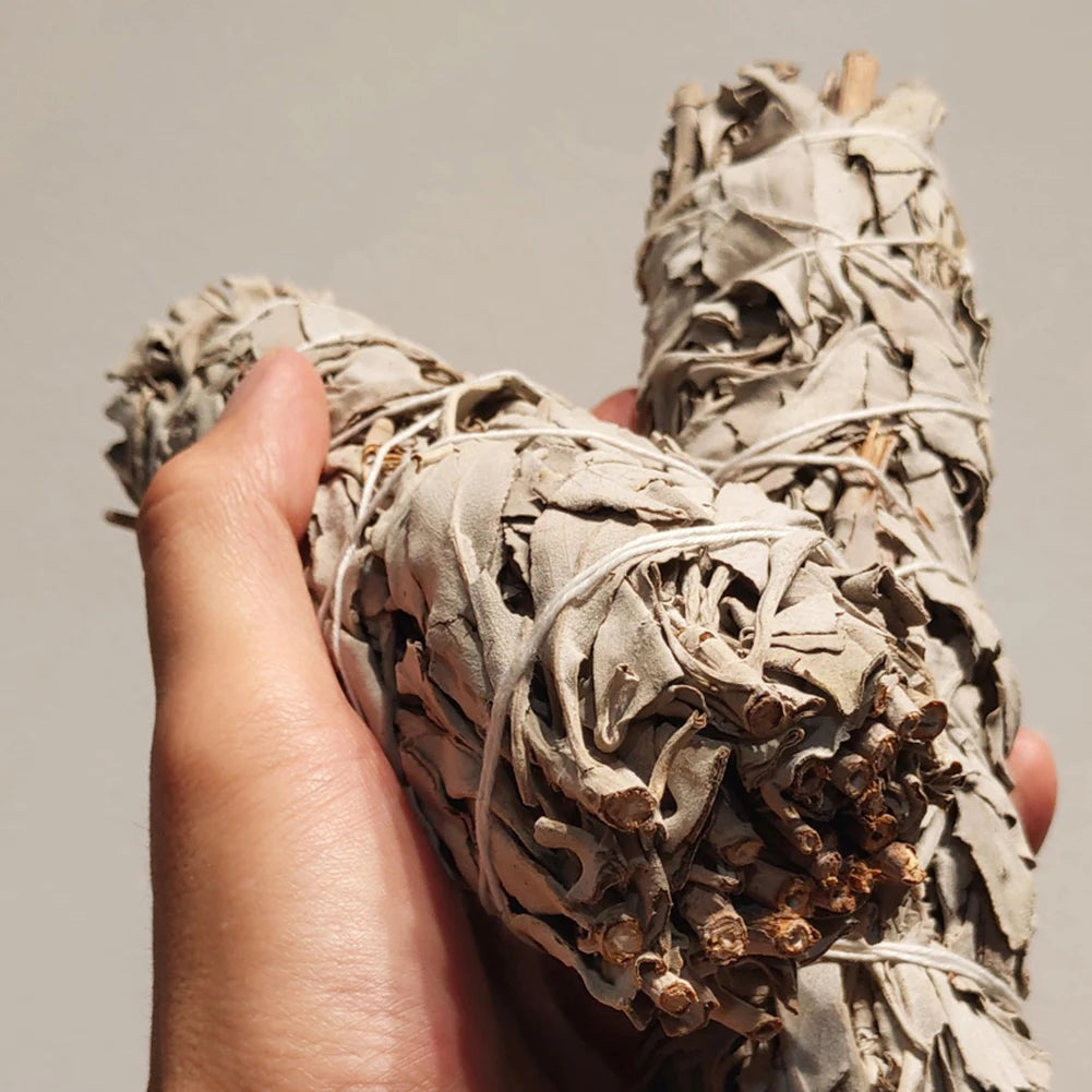 Alloet White Sage Smudge Sticks Incense Bundle for Purification