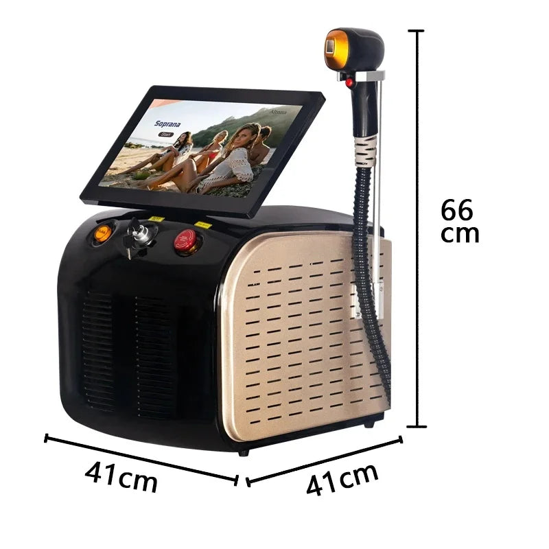 Myoslim Portable 808nm Diode Laser Hair Removal Machine 3 Wavelengths