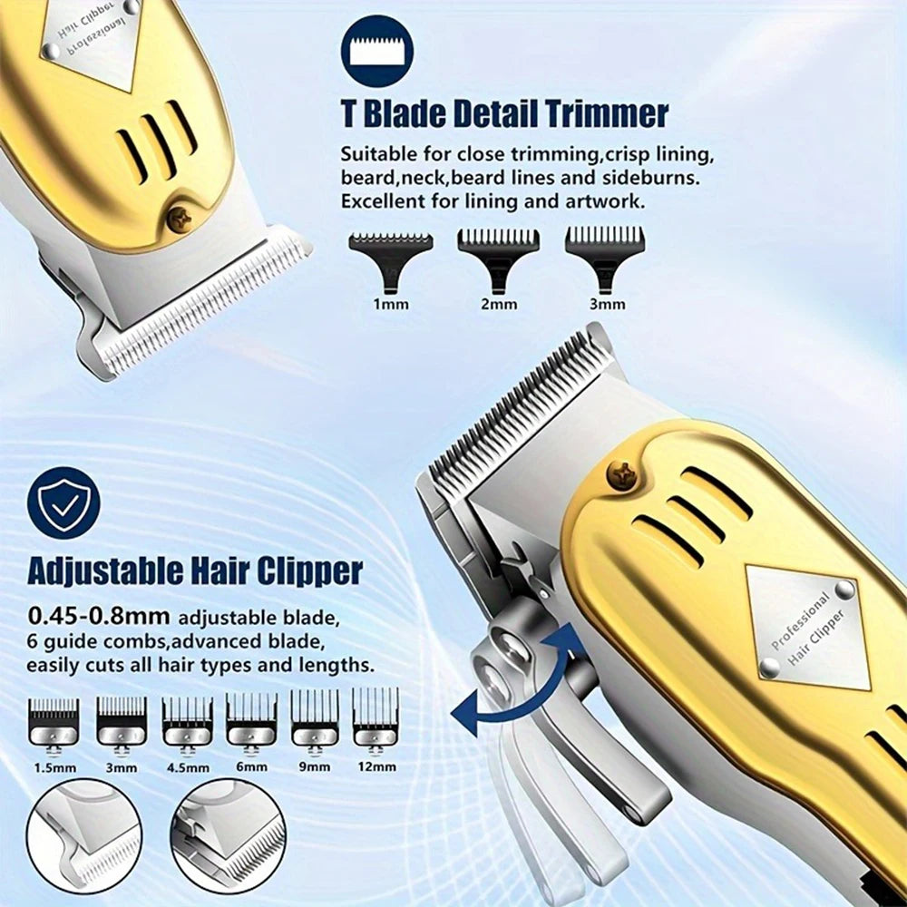 SHUYU 3 In 1 Hair Cutting Grooming Kit Clippers Shaver