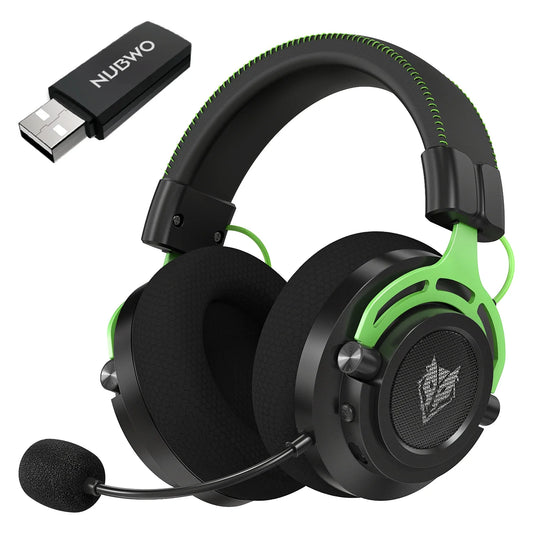 NUBWO G03 Wireless Gaming Headset With Dongle Noise Canceling Mic