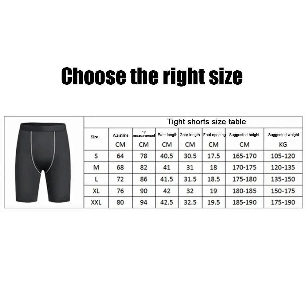 High Performance Men's Compression Shorts With Pocket For Sports