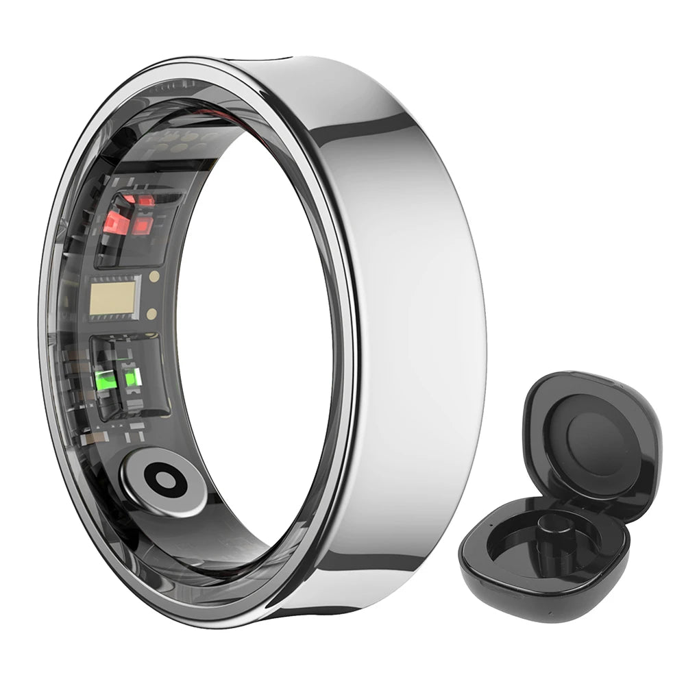 ALLOYSEED R09 Smart Ring Heart Rate Blood Oxygen Sleep Monitor