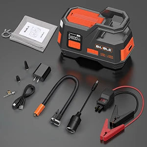 ZUKAKA Jump Starter With Air Compressor 4000A Car Booster PowerBank