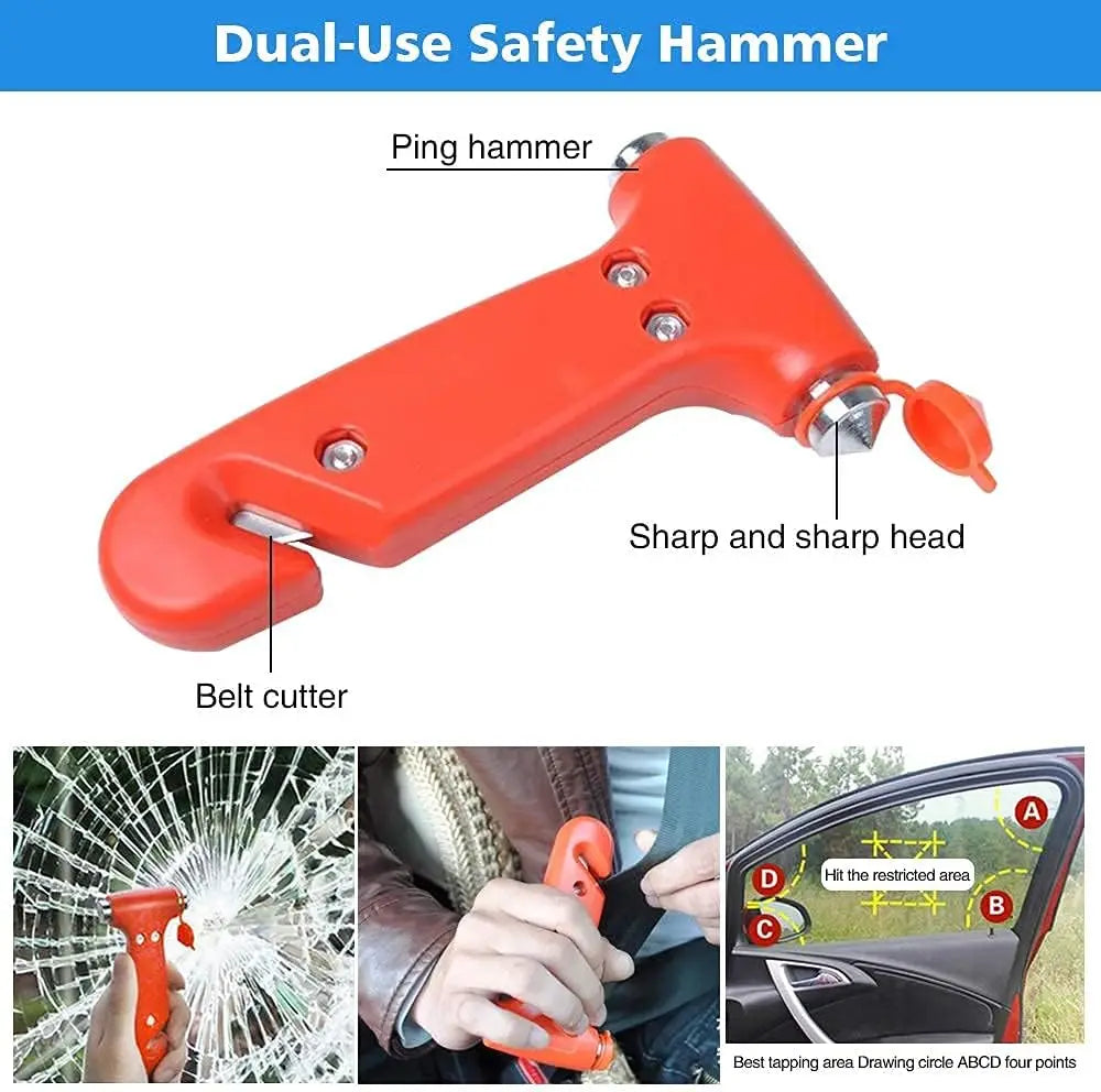 Complete Car Emergency Kit With Jumper Cables And First Aid