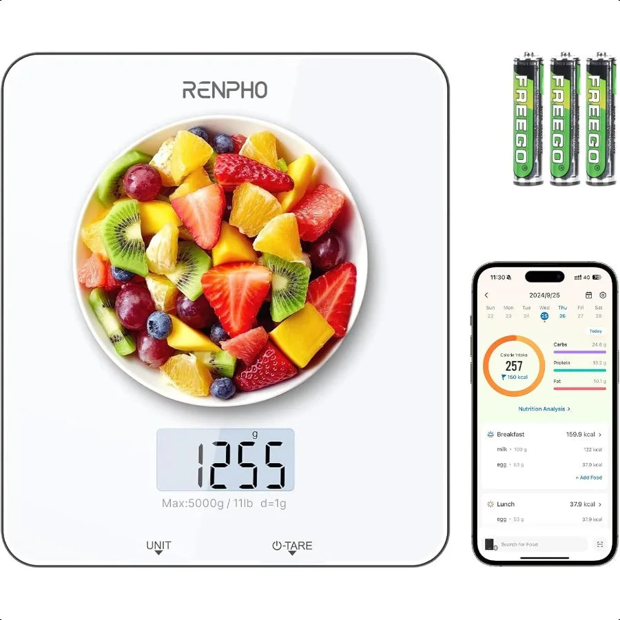 Vitality Wellness Scale Nutritional Calculator Digital Kitchen Scale With App