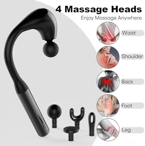 Deep Tissue Massage Gun With U Shaped Back Massager Neck