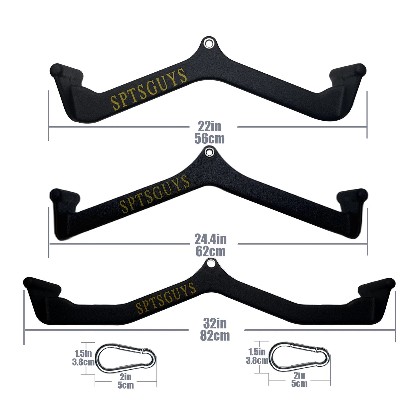 MARSAFIT Lat Pulldown Bar for Cable Pulley System Back Triceps