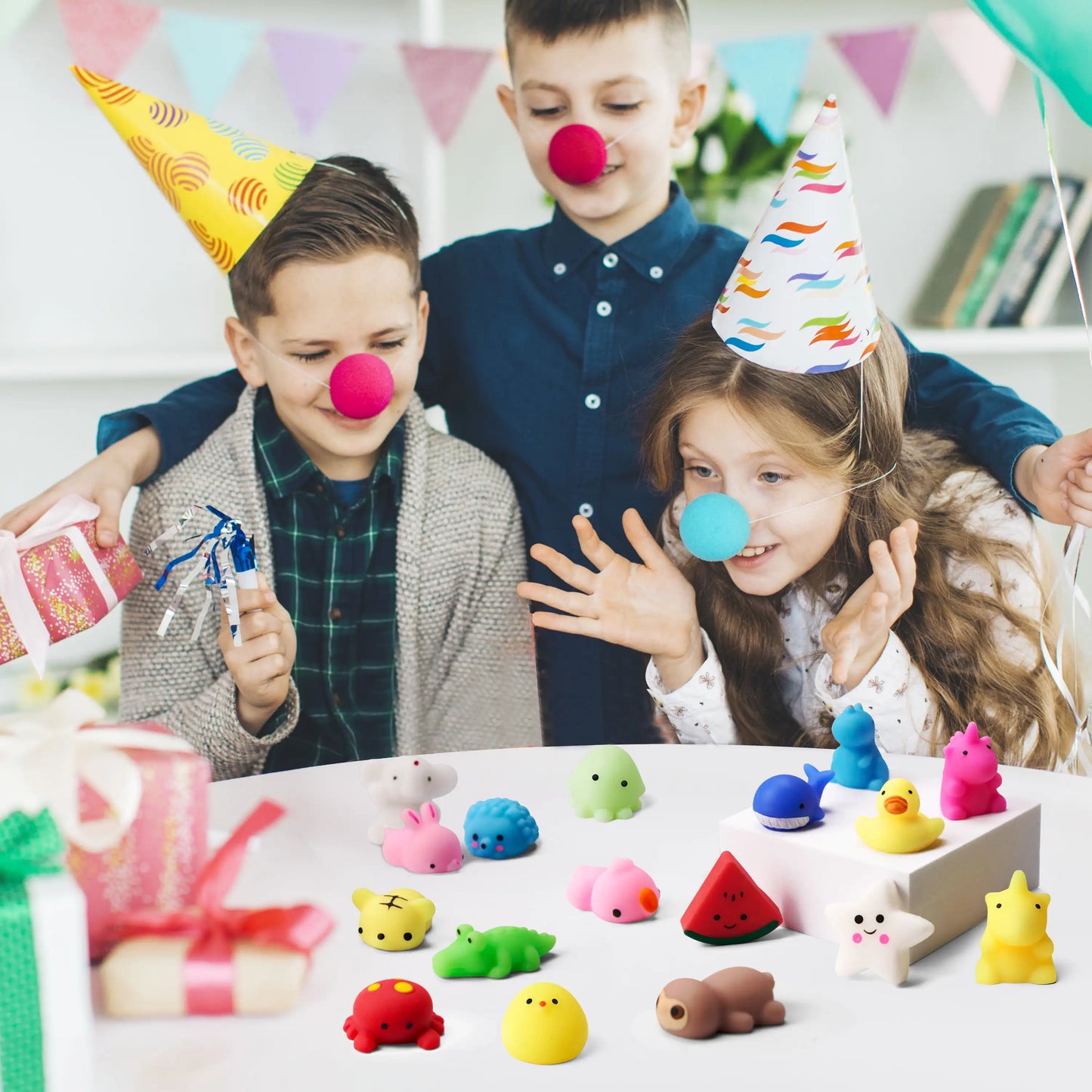 Joyfy Mini Mochi Squishies 100 Pcs Kids Stress Relief Toys